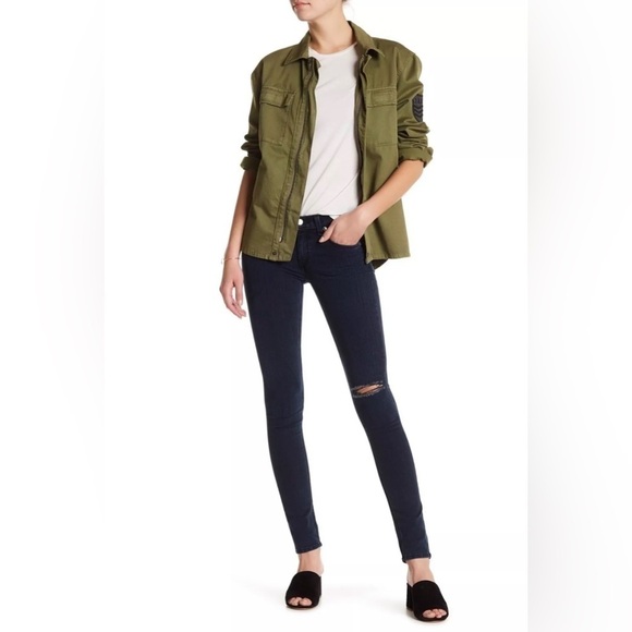 Rag & Bone terra blues distressed skinny jeans - Picture 1 of 9